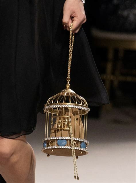 bird cage chanel bag|chanel bird cage runway.